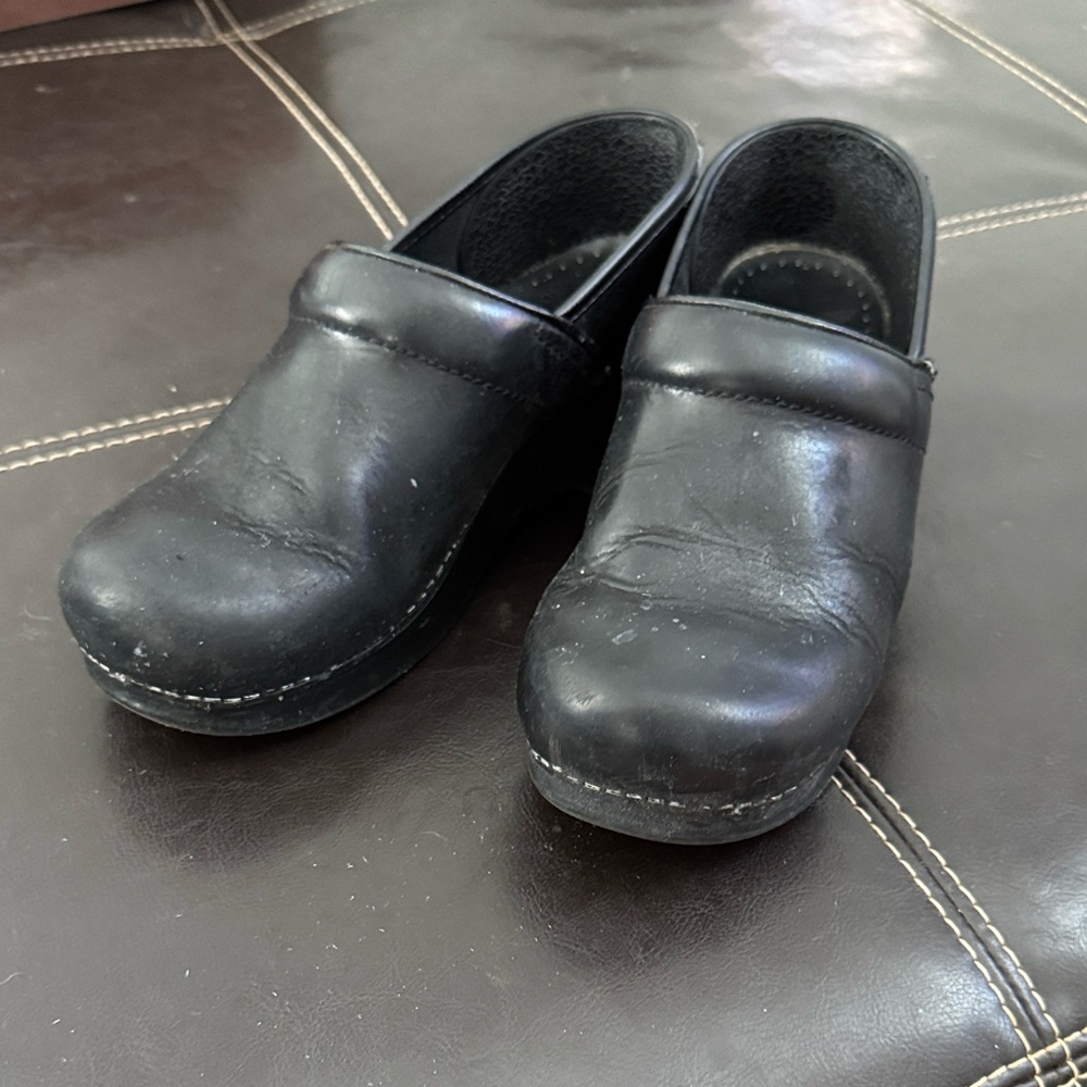 Dansko Black Platform Clogs - image 1